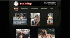 Desktop Screenshot of beanbulldogs.com